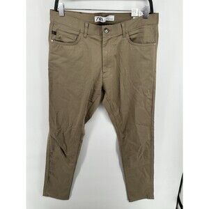 ZARA Pants Men's Skinny Fit Chinos Brown US 31 Slim Stylish Casual
